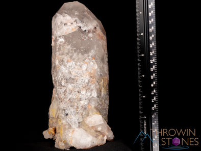 Raw MESSINA QUARTZ Crystal Point - Planet Quartz w Hematite, Kaolinite - Large Crystals, Raw Rocks Minerals, Home Decor, Unique Gift, 39210-Throwin Stones