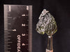 Raw MOLDAVITE Pendant - Sterling Silver, Leaf Bail - Real Moldavite Pendant, Moldavite Jewelry with Certification, 44512-Throwin Stones