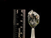 Raw MOLDAVITE Pendant - Sterling Silver, Leaf Bail - Real Moldavite Pendant, Moldavite Jewelry with Certification, 47947-Throwin Stones