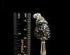 Raw MOLDAVITE Pendant - Sterling Silver, Leaf Bail - Real Moldavite Pendant, Moldavite Jewelry with Certification, 49701-Throwin Stones