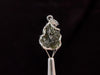 Raw MOLDAVITE Pendant - Sterling Silver - Moldavite Necklace Pendant, Genuine Moldavite Jewelry, 47345-Throwin Stones