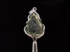 Raw MOLDAVITE Pendant - Sterling Silver - Real Moldavite Pendant, Moldavite Jewelry with Certification, 47294-Throwin Stones