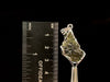 Raw MOLDAVITE Pendant - Sterling Silver - Real Moldavite Pendant, Moldavite Jewelry with Certification, 47315-Throwin Stones