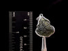 Raw MOLDAVITE Pendant - Sterling Silver - Real Moldavite Pendant, Moldavite Jewelry with Certification, 47368-Throwin Stones