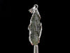 Raw MOLDAVITE Pendant - Sterling Silver - Real Moldavite Pendant, Moldavite Jewelry with Certification, 47980-Throwin Stones