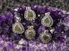Raw MOLDAVITE Pendant - Sterling Silver, Sun Bezel - Real Moldavite Pendant, Moldavite Jewelry with Certification, E2178-Throwin Stones