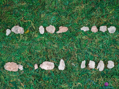 Raw NIRVANA QUARTZ Etched Ice Himalayan Quartz Crystal Chips - Small Crystals, Gemstones, Jewelry Making, Raw Rocks and Minerals, E1887-Throwin Stones