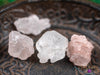 Raw NIRVANA QUARTZ Etched Ice Himalayan Quartz Crystal Chips - Small Crystals, Gemstones, Jewelry Making, Raw Rocks and Minerals, E1887-Throwin Stones