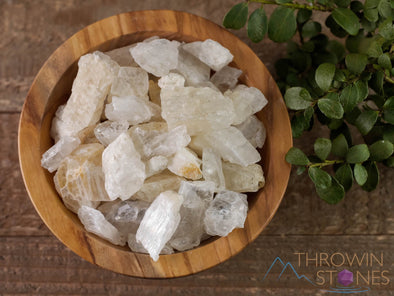 Raw PETALITE Crystal Chips and Nuggets - Metaphysical Home Decor, Raw Rocks and Minerals, E0034-Throwin Stones