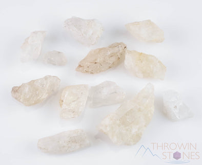 Raw PETALITE Crystal Chips and Nuggets - Metaphysical Home Decor, Raw Rocks and Minerals, E0034-Throwin Stones