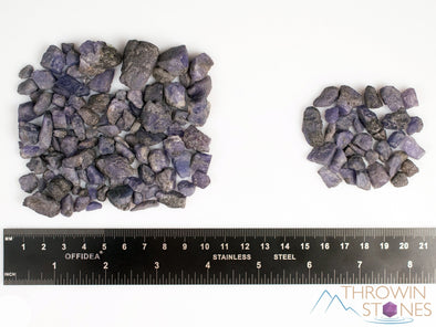 Raw TANZANITE Crystal Chips - Small Crystals, Birthstones, Gemstones, Jewelry Making, Raw Rocks and Minerals, E1862-Throwin Stones