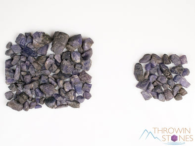 Raw TANZANITE Crystal Chips - Small Crystals, Birthstones, Gemstones, Jewelry Making, Raw Rocks and Minerals, E1862-Throwin Stones