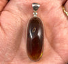 Red AMBER Pendant - Crystal Pendant, Fine Jewelry, Healing Crystals and Stones, 52628-Throwin Stones