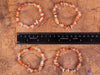 Red White QUARTZ Crystal Bracelet - Chip Beads - Beaded Bracelet, Handmade Jewelry, Healing Crystal Bracelet, E1942-Throwin Stones