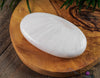 SCOLECITE Crystal Palm Stone - Worry Stone, Self Care, Healing Crystals and Stones, E0837-Throwin Stones
