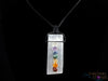 SELENITE & CHAKRA Crystal Necklace - Pendant Necklace, Handmade Jewelry, Healing Crystals and Stones, E0593-Throwin Stones