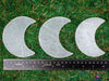 SELENITE Charging Plate - White, Crescent Moon - Selenite Plate, Crystal Charging Plate, Crystal Tray, E1894-Throwin Stones