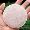 SELENITE Charging Plate - White Laser Engraved Chakra Flower of Life Disc - Crystal Charging Plate, Crystal Tray, E1911-Throwin Stones