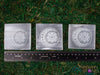 SELENITE Charging Plate - White Laser Engraved Crescent Moon Mandala Square - Crystal Charging Plate, Crystal Tray, E1891-Throwin Stones