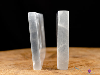 SELENITE Charging Plate - White Rectangle - Selenite Plate, Crystal Charging Plate, Crystal Tray, E2100-Throwin Stones