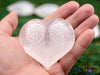 SELENITE Crystal Heart - Angel Wings - Self Care, Home Decor, Healing Crystals and Stones, E1908-Throwin Stones