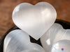SELENITE Crystal Heart - Small - Self Care, Mom Gift, Home Decor, Healing Crystals and Stones, E1023-Throwin Stones