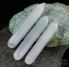 SELENITE Crystal, Massage Wand - Crystal Points, Crystal Wand, Healing Crystals and Stones, E0179-Throwin Stones