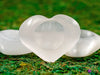 SELENITE Heart Crystal Bowl - Selenite Charging Bowl, Bowl for Crystals, Jewelry Dish, E1896-Throwin Stones