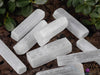 SELENITE WAND - Raw Crystals, Selenite Sticks, Crystal Wand, Selenite Charging Station, E1022-Throwin Stones