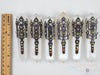 SELENITE Wand, Rainbow CHAKRA Crystals - Crystal Wand, Metaphysical, Reiki, E1798-Throwin Stones