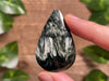 SERAPHINITE Cabochon - Teardrop - Gemstones, Jewelry Making, Crystals, 47792-Throwin Stones