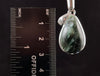 SERAPHINITE Crystal Pendant - Authentic Seraphinite Teardrop Gemstone Crystal Set in an Open Back Sterling Silver Bezel, 52804-Throwin Stones