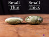 SERPENTINE Crystal Palm Stone - Worry Stone, Self Care, Healing Crystals and Stones, E2027-Throwin Stones