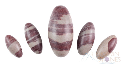 SHIVA LINGAM Japser Crystal Egg - Palm Stone, Self Care, Healing Crystals and Stones, E1603-Throwin Stones