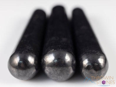 SHUNGITE Crystal Massage Wand - Crystal Wand, Self Care, Healing Crystals and Stones, E1819-Throwin Stones