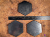SHUNGITE Crystal Plate - Disc, Square, Hexagon, Irregular Quality - EMF Protection, Crystal Tray, Metaphysical, E1841-Throwin Stones
