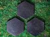 SHUNGITE Crystal Plate Hexagon - EMF Protection, Crystal Tray, Metaphysical, E1839-Throwin Stones