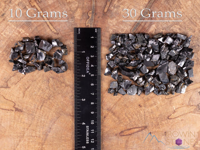 SHUNGITE Raw Crystal Chips from Raquirite, Colombia - Home Decor, Protection, Stone Collections, E1729-Throwin Stones