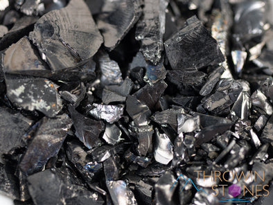 SHUNGITE Raw Crystal from Raquirite, Colombia - Home Decor, Collections, E2084-Throwin Stones