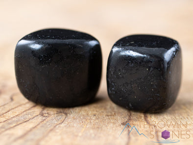 SHUNGITE Tumbled Stones - Tumbled Crystals, Self Care, Healing Crystals and Stones, E1212-Throwin Stones