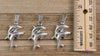 SILVER Dolphin Pendant - Mermaid Beach Ocean Charm, Silver Fine Jewelry, E1510-Throwin Stones