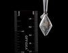 SILVER ORE Crystal Pendant - Sterling Silver, Diamond Shaped - Fine Jewelry, Healing Crystals and Stones, 52128-Throwin Stones