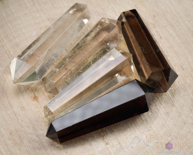 SMOKY QUARTZ Crystal Points - Mini - Jewelry Making, Healing Crystals and Stones, E1400-Throwin Stones