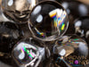 SMOKY QUARTZ Crystal Sphere, with Rainbow Flash - Crystal Ball, Housewarming Gift, Home Decor, E1812-Throwin Stones