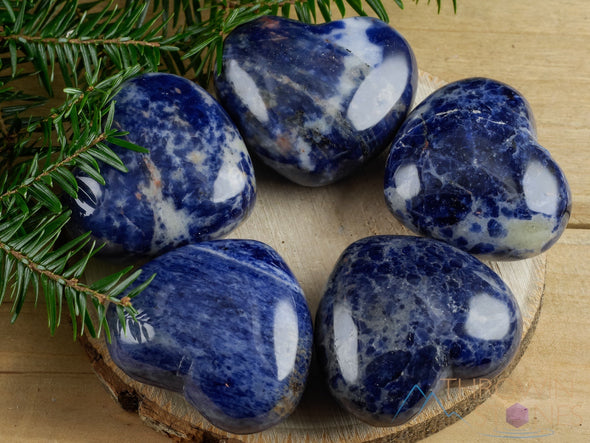 SODALITE Crystal Heart - Self Care, Mom Gift, Home Decor, Healing Crystals and Stones, E1351-Throwin Stones