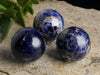 SODALITE Crystal Sphere - Crystal Ball, Housewarming Gift, Home Decor, E0162-Throwin Stones
