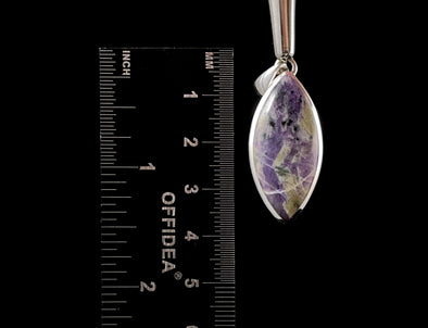 SPURRITE Crystal Pendant - Sterling Silver, Marquise - Fine Jewelry, Healing Crystals and Stones, 52109-Throwin Stones