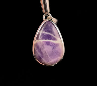 SPURRITE Crystal Pendant - Sterling Silver, Teardrop - Fine Jewelry, Healing Crystals and Stones, 52110-Throwin Stones