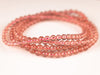 STRAWBERRY QUARTZ Crystal Jewelry - Wrap Bracelet, Crystal Beaded Necklace, Crystal Beaded Bracelet, E2103-Throwin Stones