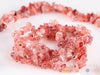 STRAWBERRY QUARTZ Tanzberry Crystal Necklace - Chip Beads - Long Crystal Necklace, Beaded Necklace, Handmade Jewelry, E1646-Throwin Stones